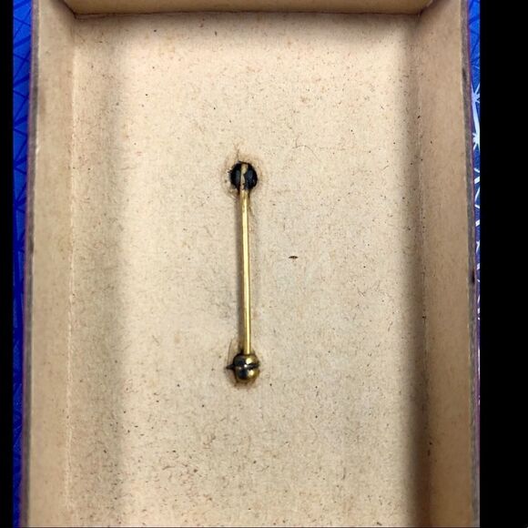 Vintage USN Navy TT Pin/Brooch & Original Box - Picture 3 of 4